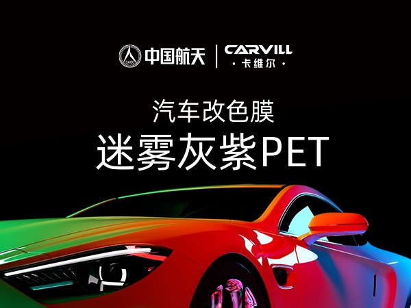 迷雾灰紫PET