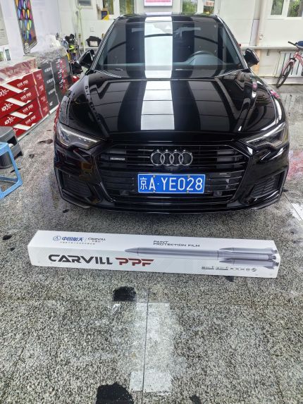 奥迪A6L装贴银河先锋